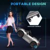 AIYAPLAY Maserati Licensed Electric Car for Kids, 12V Kids Electric Car with Remote Control, LED Light, MP3, Music, Soft Start, Horn, Ride on Car for 3-5 Years, Grey