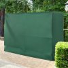 Outsunny Oxford Patio 3-seater Swing Chair Cover Outdoor Garden Furniture Rain Protection Protector Waterproof Anti-UV, 240L x 133W x 185H cm, Green