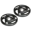 SPORTNOW 2 x 5kg Weight Plates, Tri-Grip Rubber Coated Barbell Weights Set w/ 2