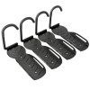 SPORTNOW 4 Pack Bike Rack, Wall Mounted Bicycle Hanger Hook, Foldable Garage Bike Wall Rack, Bicycle Storage Holder for Indoor Outdoor Use