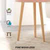 HOMCOM 3-Tier Side Table, Round Living Room End Table with 2 Hidden Storage and Detachable Top Tray, Sofa Small Side Table with Wooden Legs, Multicolour