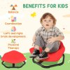 AIYAPLAY Sensory Spinning Chair, Kids Swivel Chair for Coordination, Balance, Red