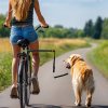 PawHut Dog Lead for Bicycle, Dog Bicycle Exerciser Leash Easy Installation Removable, Hands Free Dog Bike Leash for Cycling, Training, Jogging, Black