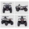 HOMCOM 12V Electric Quad Bike for Kids, Ride-On Car w/ Forward, Reverse Functions, Music, LED Headlights, for Ages 3-5 Years - White