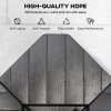 Outsunny Umbrella Weights for Cantilever Parasols, Set of 4 Heavy Duty Parasol Base Stand Weights, 80kg Sand or 60kg Water Filled, Black
