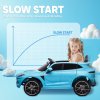 AIYAPLAY Aston Martin DBX Licensed 12V Kids Ride on Car, Kids Electric Car with Remote Control, 4 Suspension Wheels, LED Lights, Music, Horn, Slow Start, for Ages 3-6 Years, Blue