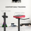 SPORTNOW Back Extension Bench Roman Chair, Hyperextension Bench with Adjustable Leg Roller for Back, Abdominal and Gluteal Training