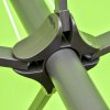 Outsunny 4.6m Garden Parasol Double-Sided Sun Umbrella Patio Market Shelter Canopy Shade Outdoor with Cross Base - Green