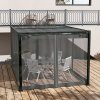 Outsunny 3 x 4 m Pergola with Retractable Roof Canopy and Netting Sidewalls, Aluminium Frame Garden Gazebo Outdoor Sun Shade Shelter for Grill, Patio, Deck, Dark Grey