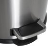 HOMCOM Foot Pedal Bin Stainless Steel Metal Waste Rubbish Lid Kitchen Garbage 30L Silver