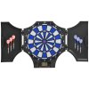 SPORTNOW Electronic Dartboard Set with 31 Games, 285 Programs, Cabinet, 6 Soft Tip Darts, 6 Spare Tips, LCD Scoring Indicator for Party, Game Night, Gift