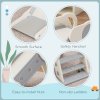 AIYAPLAY Kids Slide Freestanding Toddler Slide Foldable for Indoor Outdoor 1.5-3 Years Old, Grey