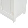 HOMCOM Under Sink Bathroom Storage Cabinet 2 Layers Vanity Unit Wooden - White