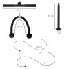 SPORTNOW Cable Machine Pulley System, Lat Pull Down System with DIY Loading Weight for Home Gym Biceps Triceps Arm Shoulder Back Training