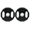 SPORTNOW Olympic Weight Plates Set, Metal and Rubber Bumper Plates Weights Discs with 2
