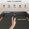 SPORTNOW 2.5HP Folding Treadmill Walking Pad, 1-6km/h Under Desk Treadmill, with Remote Control, LED Display and Phone Holder for Home Gym Office, No Assembly, Orange