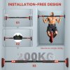 SPORTNOW Pull Up Bar Doorway No Screws, Door Frame Chin Up Bar with Level Metre, 92-120 cm (36.2