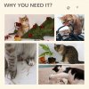 PawHut Cat Tree for Indoor Cats Condo Tower Multi-level Height 150CM  Kittens Activity Stand House with Toys & Various Scratching Posts