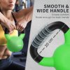 HOMCOM Soft Kettlebell, 12kg Kettle Bell with Non-Slip Handle for Home Gym Weight Lifting and Strength Training, Green