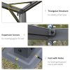 Outsunny 3 x 3(m) Outdoor Lean To Pergola Retractable Canopy Wall Mounted Gazebo Patio Shelter Sun Shade, Cream White