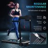 HOMCOM Folding Treadmill, 1.85HP Installation-Free Walking Jogging Running Machine, 12KM/H with 12 Pre-Programs and LED Display for Home Gym Office