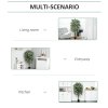 Outsunny 160cm/5.2FT Artificial Ficus Silk Tree with Nursery Pot, Decorative Fake Plant, for Indoor Outdoor D??cor
