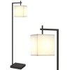 HOMCOM Floor Lamp for Living Room, 66