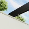 Outsunny 2 x 3(m) Lean To Pergola with Retractable Roof, Wall Mounted Garden Gazebo Outdoor Sun Shade Shelter for Patio, Khaki