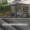 Outsunny 4x3m Full Cassette Electric/Manual Retractable Awning with Remote Controller, Sun Canopies for Patio Door Window with Remote Controller, Grey