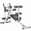 HOMCOM 2-IN-1 Core Abdominal Ab Trainer Sit Up Bench with LCD Screen, Adjustable Fitness Crunch Machine for Home GYM