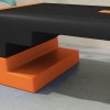 SPORTNOW Aerobic Step Platform, Exercise Stepper for Home Workout,, 15/20/25cm Height Adjustable, Non-Slip - Orange