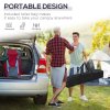 Outsunny 3x3(m) Pop Up Gazebo, Foldable Party Tent with Wave Edge and Carry Bag, Height Adjustable Festival Camping Canopy for Garden Outdoor, Green