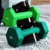SPORTNOW Dumbbells Set with Carry Storage Rack, Set of 6 Weights for Home Gym, Kettlebell Training Weight Lifting Exercise, 2 x 1kg, 2 x 2kg, 2 x 3kg, Grey
