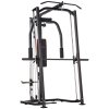 SPORTNOW 3-In-1 Smith Machine, Multifunctional Power Cage with Dual Cable Pulley System, Chest Press Station, 17-Level Squat Rack and Barbell Bar, Home Gym System