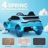 AIYAPLAY Aston Martin DBX Licensed 12V Kids Ride on Car, Kids Electric Car with Remote Control, 4 Suspension Wheels, LED Lights, Music, Horn, Slow Start, for Ages 3-6 Years, Blue