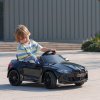AIYAPLAY BMW M4 Licensed Electric Car for Kids, 12V Kids Electric Ride on with Remote Control, Suspension, Music, Horn, LED Lights, for Ages 3-5 Years, Black