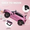 AIYAPLAY Aston Martin DBX Licensed 12V Kids Ride on Car, Kids Electric Car with Remote Control, 4 Suspension Wheels, LED Lights, Music, Horn, Slow Start, for Ages 3-6 Years, Pink