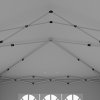 Outsunny 3 x 6 m Garden Pop Up Gazebo, Wedding Party Tent Marquee, Water Resistant Awning Canopy with Sidewalls, Windows, Carry Bag, White