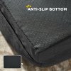 PawHut Dog Sofa Bed Pet Bed Dog Mattress with Removable Washable Cover, Anti-Slip Bottom, for Small Sized Dogs, 70L x 50W x 18Hcm - Charcoal Grey