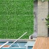 Outsunny 3 X 1m Artificial Plant Wall Panels, Artificial Wall Foliage with Ivy Leaves, Privacy Screen Greenery Grass Wall For Garden Balcony
