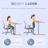 Vinsetto Office Chair, Breathable Mesh Swivel Desk Chair with Adjustable Height and  360 Degree Swivel Security Wheels for Home Office, Study, Grey