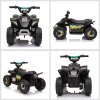 HOMCOM 6V Kids Electric Ride on Car All Terrain Vehicle Toy Quad Bike w/ Forward Reverse Functions Toddlers for 18-36 Months Old Black