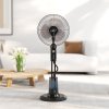 HOMCOM Pedestal Fan with Water Mist Spray, Spray Misting Fan with 70° Oscillation, Tilt Head, 4 Speeds, 3 Modes, Adjustable Mist, 3.2L Water Tank, for Home, 120 cm