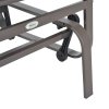Outsunny Outdoor Gliding Rocking Chair with Sturdy Metal Frame Garden Comfortable Swing Chair for Patio, Garden and Poolside, Grey