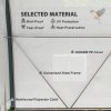 Outsunny 3 x 2(m) Walk-in Polytunnel Greenhouse with Upgraded Structure, Zipped Roll Up Mesh Door, 6 Mesh Windows, Tunnel Warm House Tent with PE Cover, 6 Plant Labels and Gloves, White