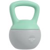 SPORTNOW Soft Kettlebell, 8kg Kettle Bell with Non-Slip Handle for Home Gym Weight Lifting and Strength Training, Grey and Green