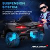 HOMCOM McLaren Licensed 12V Kids Electric Ride-On Car with Butterfly Doors, Powered Electric Car with Remote Control, Music, Horn, Headlights, MP3 Slot, Suspension Wheels, for Ages 3-6 Years - Black