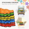 ZONEKIZ Kids Stepping Stones, 9PCs Balance River Stones, Crocodile-Designed Sensory Toy with Anti-Slip Edge, Indoor Outdoor Obstacle Courses, Stackable