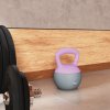 SPORTNOW Soft Kettlebell, 12kg Kettle Bell with Non-Slip Handle for Home Gym Weight Lifting and Strength Training, Purple and Grey