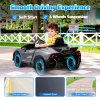 AIYAPLAY 12V Lamborghini Autentica Licensed Kids Electric Car with Butterfly Doors, Ride on Car with Remote Control, 4 Suspension Wheels, Soft Start, LED Lights, Music, Horn, Grey